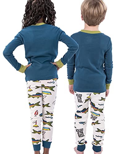 Lazy One Warm Long-Sleeve PJ Sets for Girls and Boys, Funny Animal Kids' Pajama Sets, Cozy, Comfy4