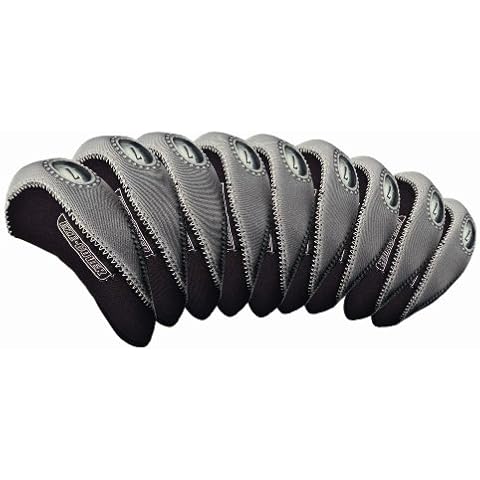 Longridge EZE Golf-Eisenhüllen — Silver/Black Cover