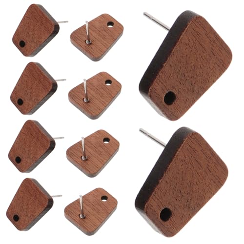 jojofuny 10 Piezas De Joyería Para Hacer Pendientes Abalorios En Formas A Granel Para Hacer Pendientes Rústicos Pendientes De Botón Suministros Para Hacer Joyas Decoración