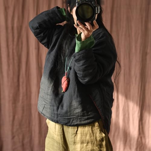 NFYM Women's Lightweight Black Quilted Pullover Jacket with Unique High-Low Hem - Perfect for Fall and Winter - Image 5