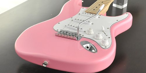 Amazon | PLAYTECH プレイテック エレキギター ST-250 PINK Maple