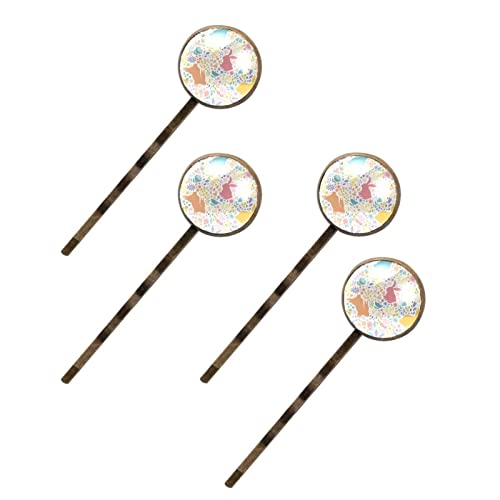 Pince à cheveux fleur de lapin faite à la main et barrette élégante pour femme