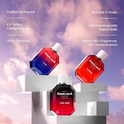 Image of Fastrack Perfume Lush |Scent for women | 100 ml EDP |Long lasting Smell |Floral & Fruity Fragrance crafted by European experts|Best gift for woman