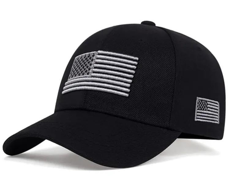 Image of American-Flag-Embroidery-Baseball-Cap for Men Women Adjustable-USA-Dad-Hat