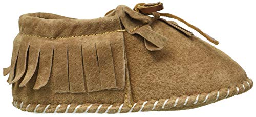 Mocassim infantil com franjas da Lamo, Chestnut, Medium Infant