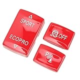 Kit de Bouton de Vitesse avec Interrupteur Antidérapant ESP, Bouton Sport et clé de Capt...