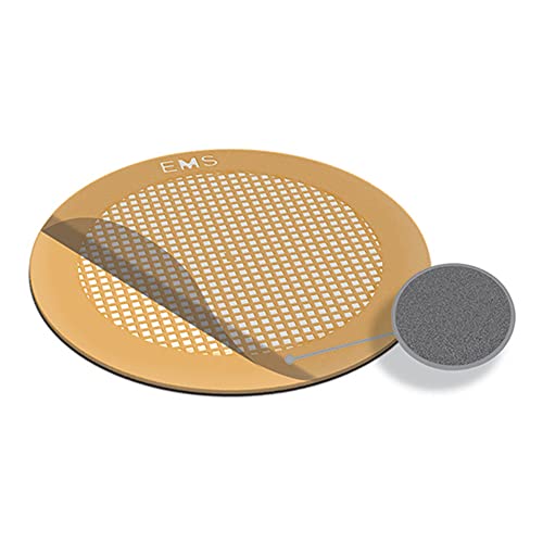 EMS CFT400-Ni-50 Carbon Support Film, Thin Bar Square Grid, Standard, 10 nm Thick, 400 mesh Particle Size, Nickel (Pack of 50)