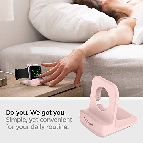 Image of Spigen Night Stand Dock Designed for All Apple Watch Series - Pink Sand