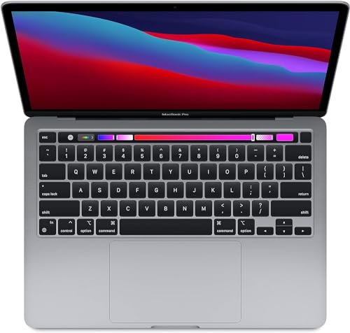 Image of Apple Late 2020 MacBook Pro with Apple M1 Chip, 13-inch, 8GB RAM, 1TB SSD Space Gray (Renewed)