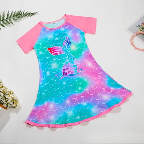 Play Tailor Girls Nightgowns Girl and Doll Matching Outfits Princess Pajamas Night Dress for Kids 18" Dolls Clothes 6