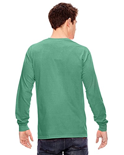 Image of Comfort Colors Adult Heavyweight RS Long-Sleeve T-Shirt M ISLAND GREEN