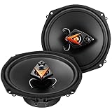 Cadence IQ675GE 6.75 Inch 3-Way Full Range Car Speakers, 280 Watts Peak Power, 4 Ohms, 110 Watts RMS