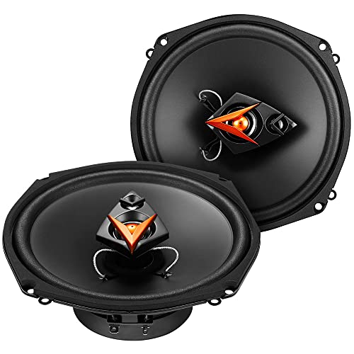 Cadence Iq675Ge 6.75 Inch 3-Way Full Range Car Speakers, 280 Watts Peak Power, 4 Ohms, 110 Watts Rms, 1 Inch Voice Coil Coaxial System Car Audio Loudspeakers, Pair #TOP15
