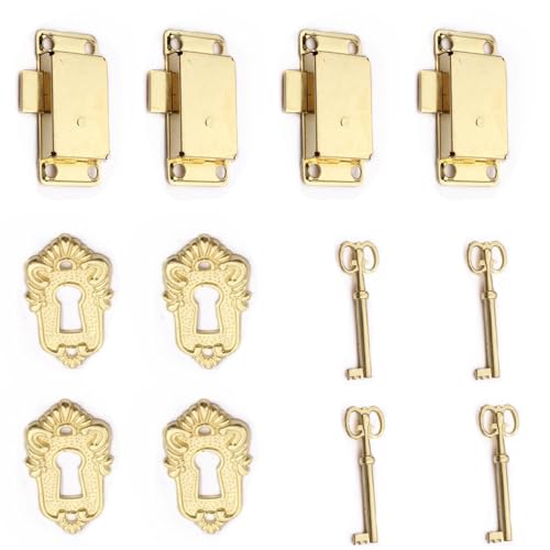 🗝️【Regalo perfetto】 Se stai cercando la tradizionale Serratura in Stile Antico, questa serratura antica è la scelta ideale. E se ti piace la cultura cinese, anche collezionare è una buona scelta. Puoi regalarli ad amici o familiari.