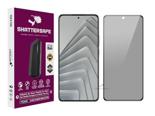 Image of Anti-Spy Privacy Tempered Glass Compatible For Mi Note 14 5G [Pack of 1]. 9H Hardness, Anti-Scratch, Edge-to-Edge Protection With Easy Installation Kit & Case Friendly Fit.