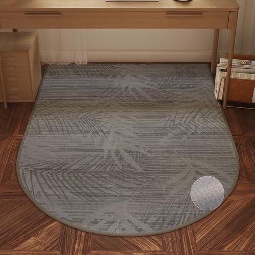 Tapis de chaise de bureau arqué Leaf Shadow pour un espace télétravail zen - 2
