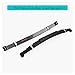 10L0L Heavy Duty Golf Cart Rear Leaf Spring Kit - 4-leaf Spring with Bushings & Sleeves for EZGO TXT Golf Cart 1995-2013