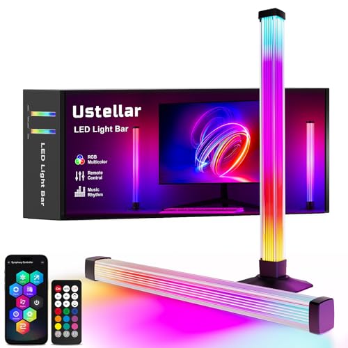 Ustellar RGB IC LED Lightbar, 360° TV Hintergrundbeleuchtung für 40-60...