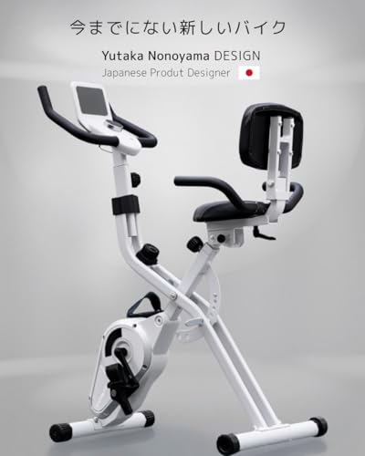 Image of BARWING Stationary Exercise Bike for Home Workout, 5 IN 1 Foldable Indoor Cycling Bike for Seniors, 350LB Capacity, 16-Level Magnetic Resistance, Seat Backrest Adjustments