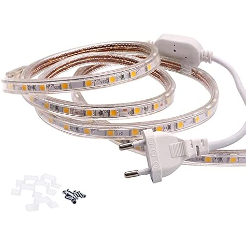 FOLGEMIR Ruban LED 2m Blanc Chaud Cover