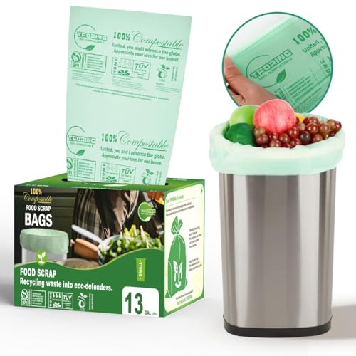 Compostable Trash Bags 13 Gallon 45 Count