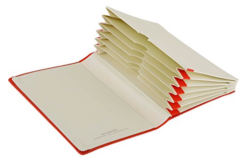 Preisvergleich Produktbild Moleskine Organizer Notizbücher / Fächerbuch / Pocket / Fester Einband / Rot
