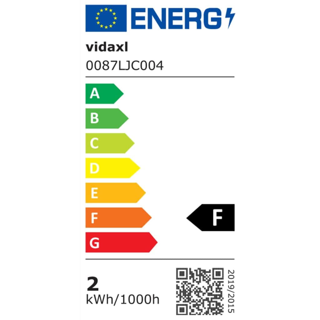 vidaXL Außenwandleuchten 6 Stk. LED 2 W Silbern Quadratisch