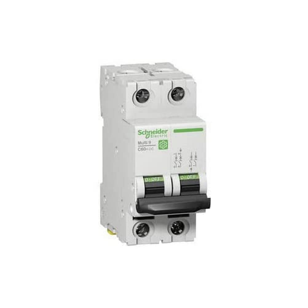 Interrupteur LS M9U11216 Schneider Multi 9 C60H-DC 2P 16A courbe B pour circuit continu 500V