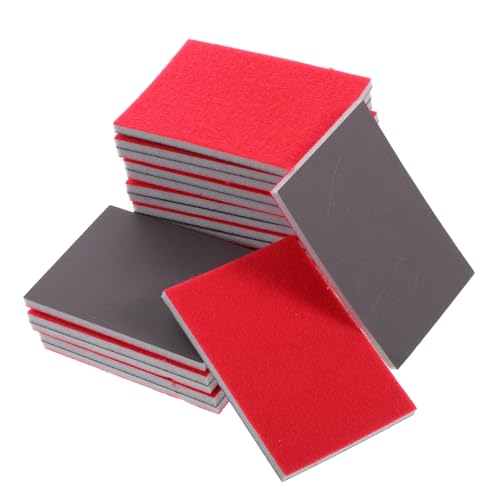 POPETPOP 20 piezas Bloques de Lijado de Esponja Ultra Fina Abrasivo para Madera Fino Resistente y Duradero para Pulido y Acabado Bricolaje y Carpintería