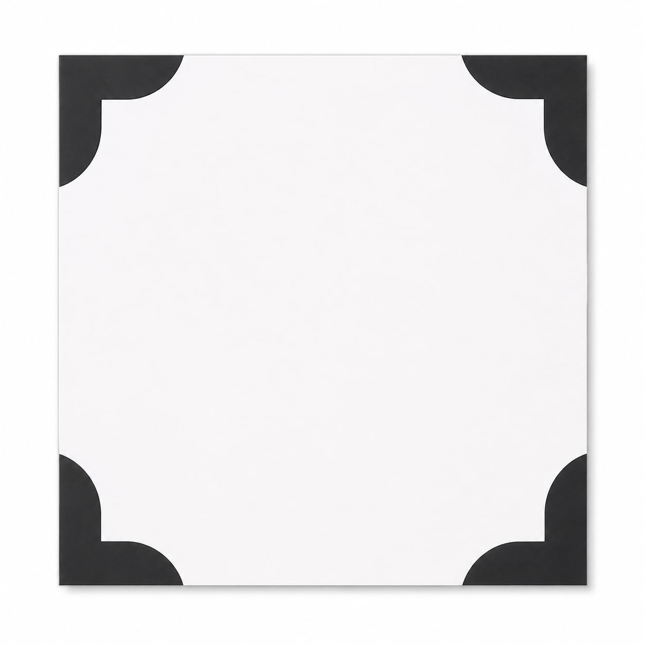 YAYODS 20-Pack Floor Tiles Self Adhesive, 30x30cm Peel and Stick Floor Tiles with Black Border Pattern, Waterproof Vinyl Floor Tiles for Kitchen and Bathroom