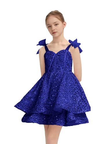 Short Sequin Homecoming Dresses for Teens Sparkle Mini Tiered HOCO Evening Party Cocktail Gown