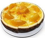 Andy Anand Sugar Free Peach Cheesecake Baked Fresh Daily, Amazing-Delicious-Decadent & Greeting Card, Birthday, Valentine, Christmas, Mothers Fathers Day, Anniversary Gourmet Food, Wedding (2 lbs)