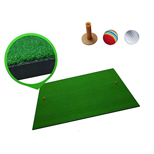 ZXH Golf Practice Mat Backyard Thick 10MM Golf Launch Pad 50cm x 80cm
