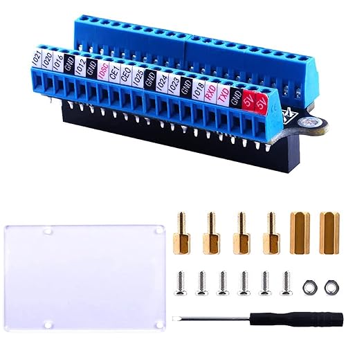 Connecteur d'extension et carte de dérivation pour bornier à vis GPIO anti-erreur de câblage