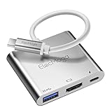 macbook hdmi monitor 【Ultra-HD 4K bei 30Hz Auflösung】Kristallklare visuelle Wirkung Der USB-C-zu-HDMI-Hub ist mit einem 4K-HDMI-Anschluss mit 3840 x 2160 bei 30 Hz ausgestattet, der Ihnen eine flüssige und realistische Video-/Bildwiedergabe bietet, Sie können das lebendige 3D-Auflösungserlebnis genießen , perfekt für Präsentationen, Spiele, Heimkinos.