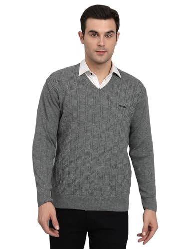 Image of eWools Men's Winterwear Woolen Striped Sweaters