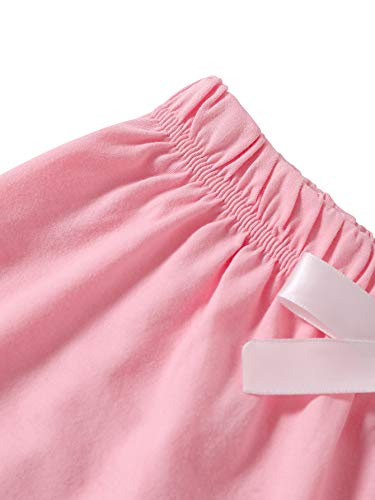 LYANER Women's Cotton Pajamas Set Button Short Sleeve Shirt with Shorts Set PJs Loungewear4