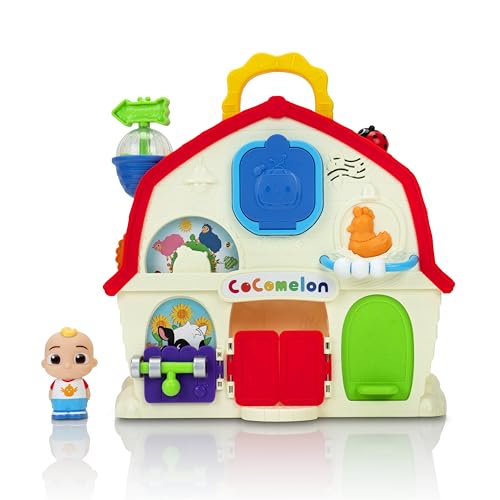 CoComelon JJ’s Musical Barn Playset - 9-inch On-The-Go...