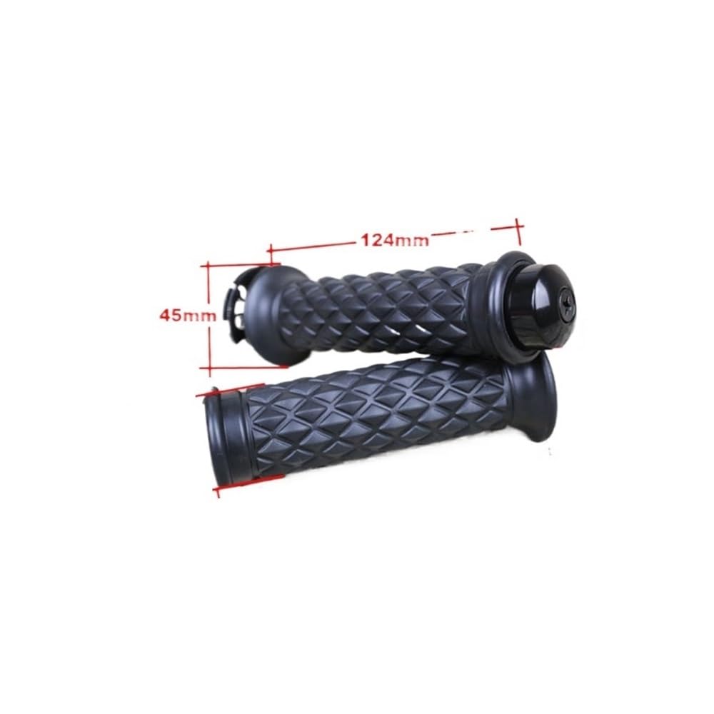 Poignées De Guidon Universelles en Caoutchouc pour Moto, Style Vintage, Style Cafe Racer, 22 Mm, avec Bloc De Fixation guidons Couverture