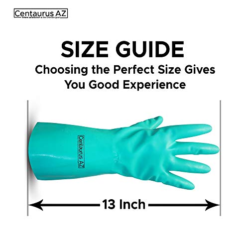 Klean Strip Green Paint & Varnish Stripper- Strips Layers of Latex Paints, Oil Based Paint, Lacquer, Wax & Stain from Wood, Metal & Masonry Surfaces- 32oz with Centaurus AZ Chemical Resistant Gloves - Thumbnail 6