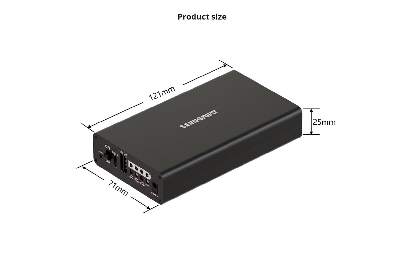 Solar Energy Manager B: MPPT Cargador solar y módulo de carga rápida para proyectos Raspberry Pi, con adaptador tipo C y salida 5V3.1A