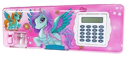 Tazurba unicorn pencil box 1 Pcs calculator geometry, calci Geo, Dual Sharpener with Calculator, Double sided Stationary Box for Girls (B0BYDSLZGJ) Amazon Price History, Amazon Price Tracker