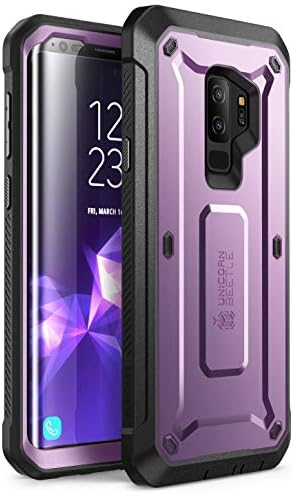 SUPCASE Unicorn Beetle Pro Series Case Designed for Samsung Galaxy S9+ Plus, with Built-in Screen Protector Full-Body Rugged Holster Case for Galaxy S9+ Plus (2018 Release) (Purple)