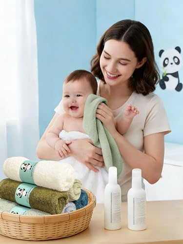 23% Off HIPHOP PANDA Baby Washcloths - Ultra Soft Bamboo - Image 4