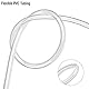 Hyber&Cara PVC-Schlauch 5M, Wasserschlauch Luftschlauch Kraftstoffschlauch Benzinschlauch, Innen-Aussen: 8mm - 11mm, mit 2 Schlauchschellen