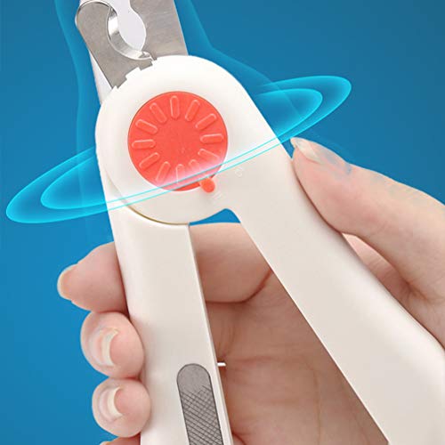 Cortadores de unhas para animais de estimação Balacoo com luz de LED, cortador de garra, ferramenta