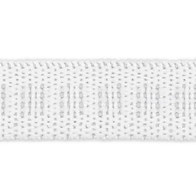 Dritz 9405W Non-Roll Woven Elastic, White, 1/2-Inch by 30-Yard