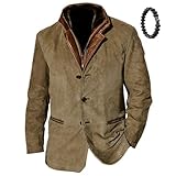 vintage wildlederjacke herren In verschiedenen Größen erhältlich: wir bieten diese Jacke in verschiedenen Größen an, so ist für jeden Mann etwas dabei. Finden Sie die perfekte Passform und genießen Sie den Komfort und Stil unserer Herren-Blazer-Jacke aus Fleece.