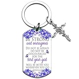 isiyu Christian Gifts for Women keychain Religious Gifts for Women Stocking Stuffers Religious Gift Co Worker Gift Christian For Teen First Holy Communion For Girls Men Teen