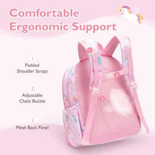 Image of mommore Kids Backpack Set Kindergarten School Bookbag for Boys Girls